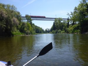 Eisenbahnbrücke Tüfenau