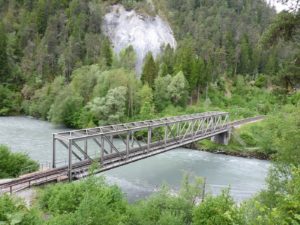 Stahlbrücke Rheinschlucht