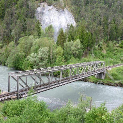 Stahlbrücke Rheinschlucht