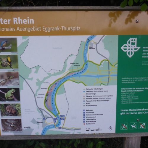 Karte Naturschutzgebiet Alter Rhein