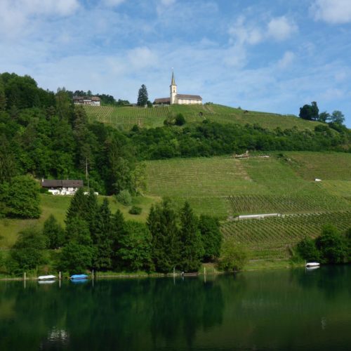 Rüdlingen und Kirche Buchberg