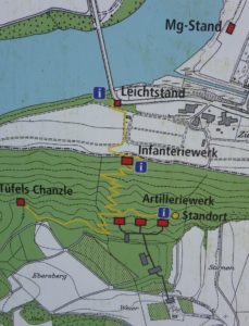 Übersicht Festungswerk Ebersberg (Quelle: Abbild