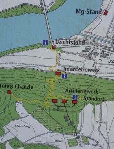 Übersicht Festungswerk Ebersberg (Quelle: Abbild