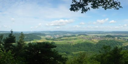 Panorama Hochwacht: Eglisau, Buchberg, Rafz
