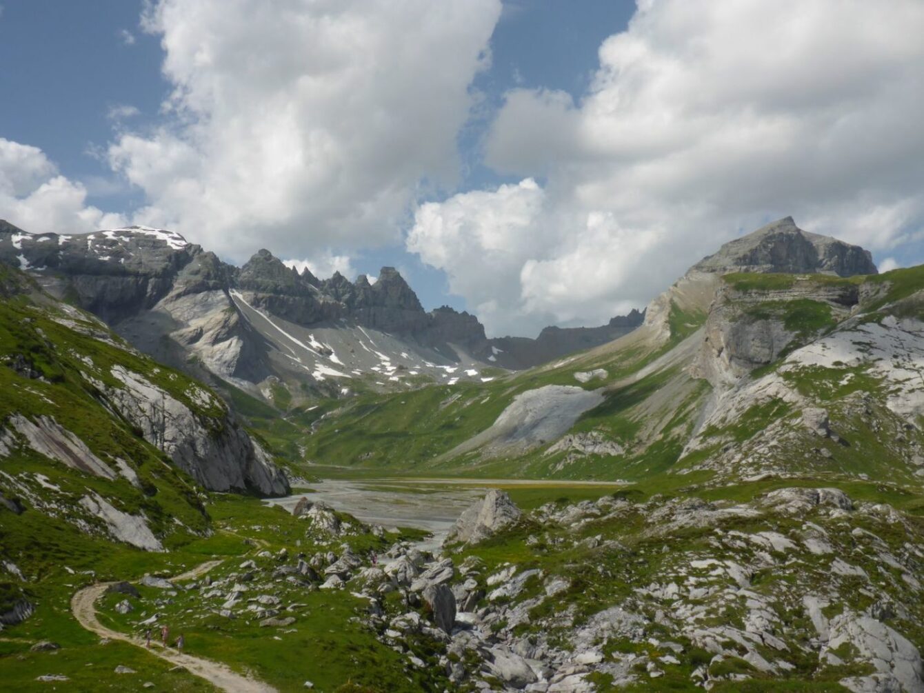 Segnes Sut, Segnes Sura, Tschingelhörner, Piz Segnes
