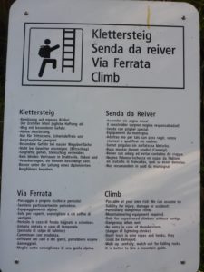 Klettersteig Regeln