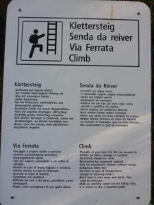 Klettersteig Regeln