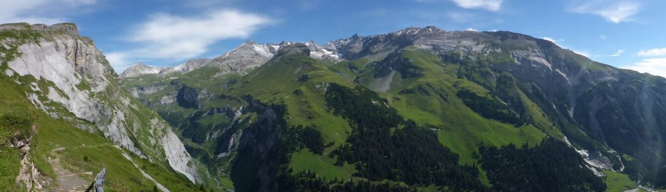 Panorama Bargis mit Tristelhorn und Ringelspitze