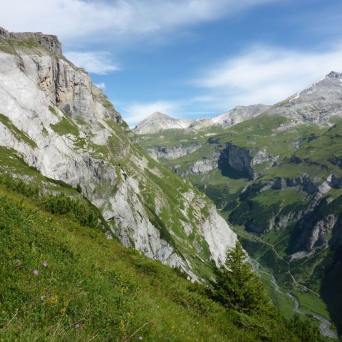 Flimserstein, Piz Dolf, Tristelhorn, sowie Bargistal