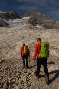 Aufstieg zum Gletscher