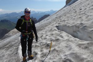 Vor der Spaltenquerung