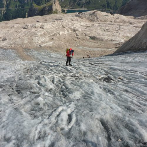 Marmolada Gletschereinstieg