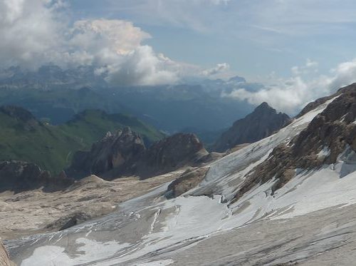 Panorama von der Marmolada