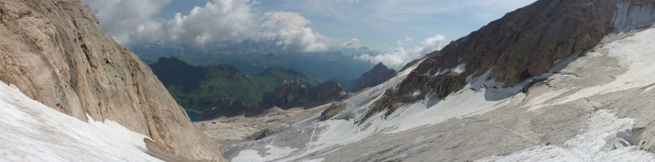 Panorama von der Marmolada