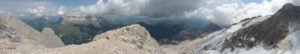 Panorama von der Marmolada