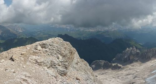 Panorama von der Marmolada
