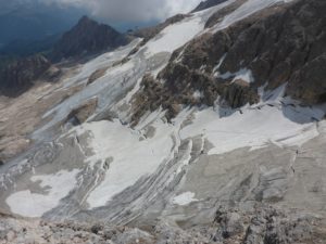 Marmolada Gletscher