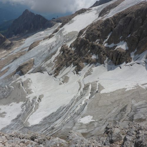 Marmolada Gletscher