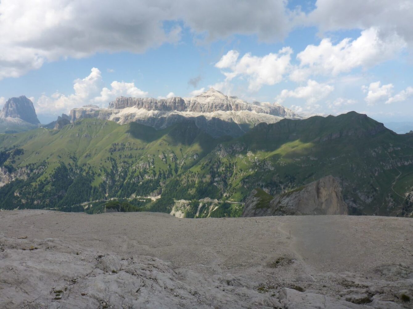 Sellagruppe und Piz Boe