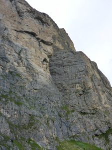 Links die Nase, Rechts unsere Route