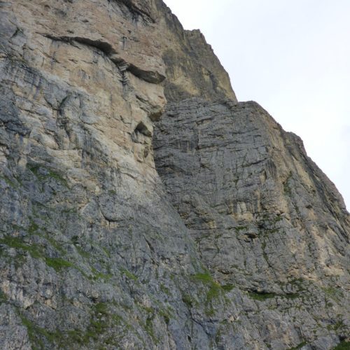 Links die Nase, Rechts unsere Route