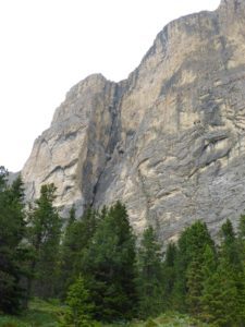 Unsere Route rechts der Rinne