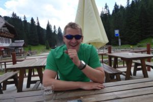 Toby beim rekapitulieren