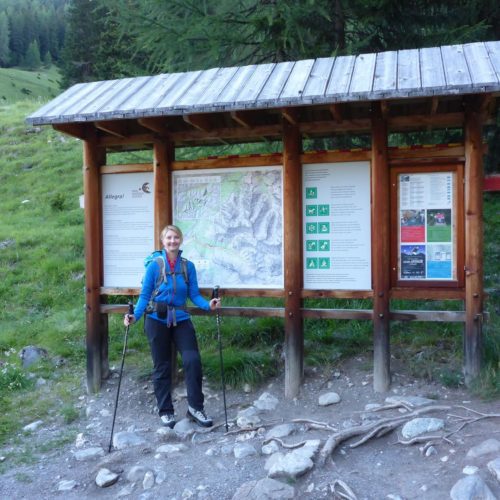 Eingang Schweizer Nationalpark