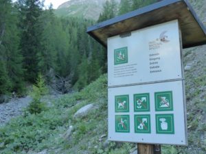 Gebote (Verbote) im Nationalpark
