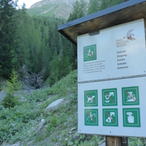 Gebote (Verbote) im Nationalpark