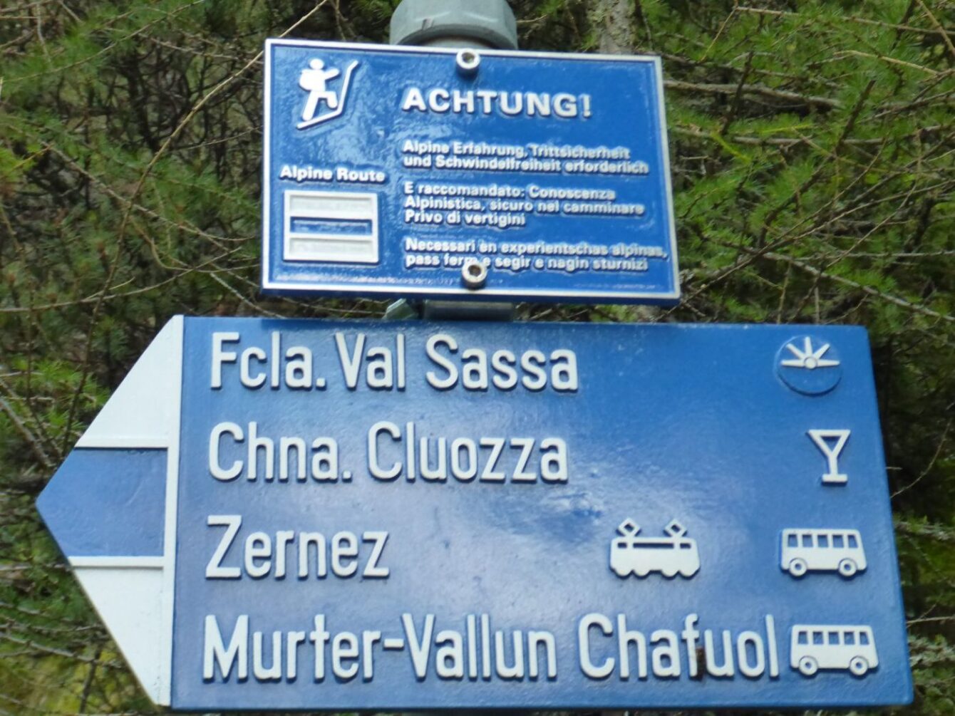 Abzweigung Val Müschauns