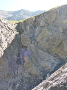 Kurze "Kletterstelle"