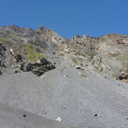 Ostflanke Piz Quattervals