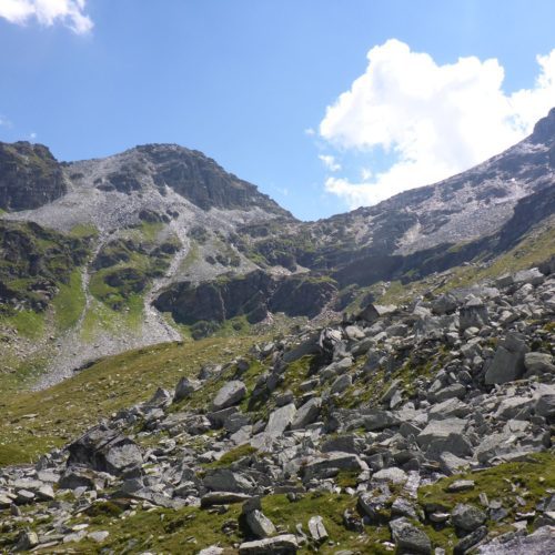Ampervreilhorn (li.) und Guraletschorn (re.)