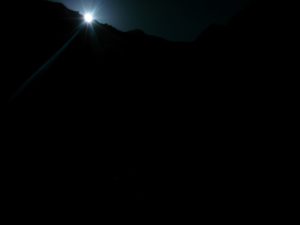 Mond über dem Bifertengletscher