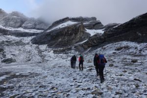 Aufstieg zum Taminser Gletscher