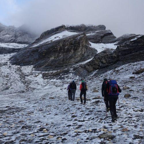 Aufstieg zum Taminser Gletscher