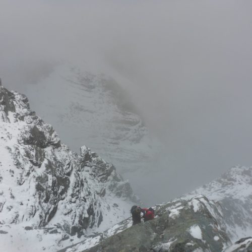 Ausblick Ringelspitz Mittelgrat