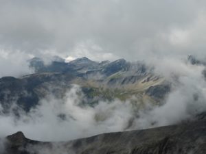 Blick zum Vorab und Piz Grisch