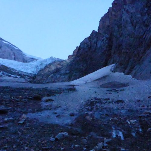 Bifertengletscher Blick Richtung Gelbwand