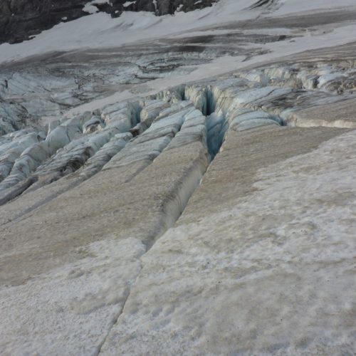 Gletscherspalten Bifertengletscher