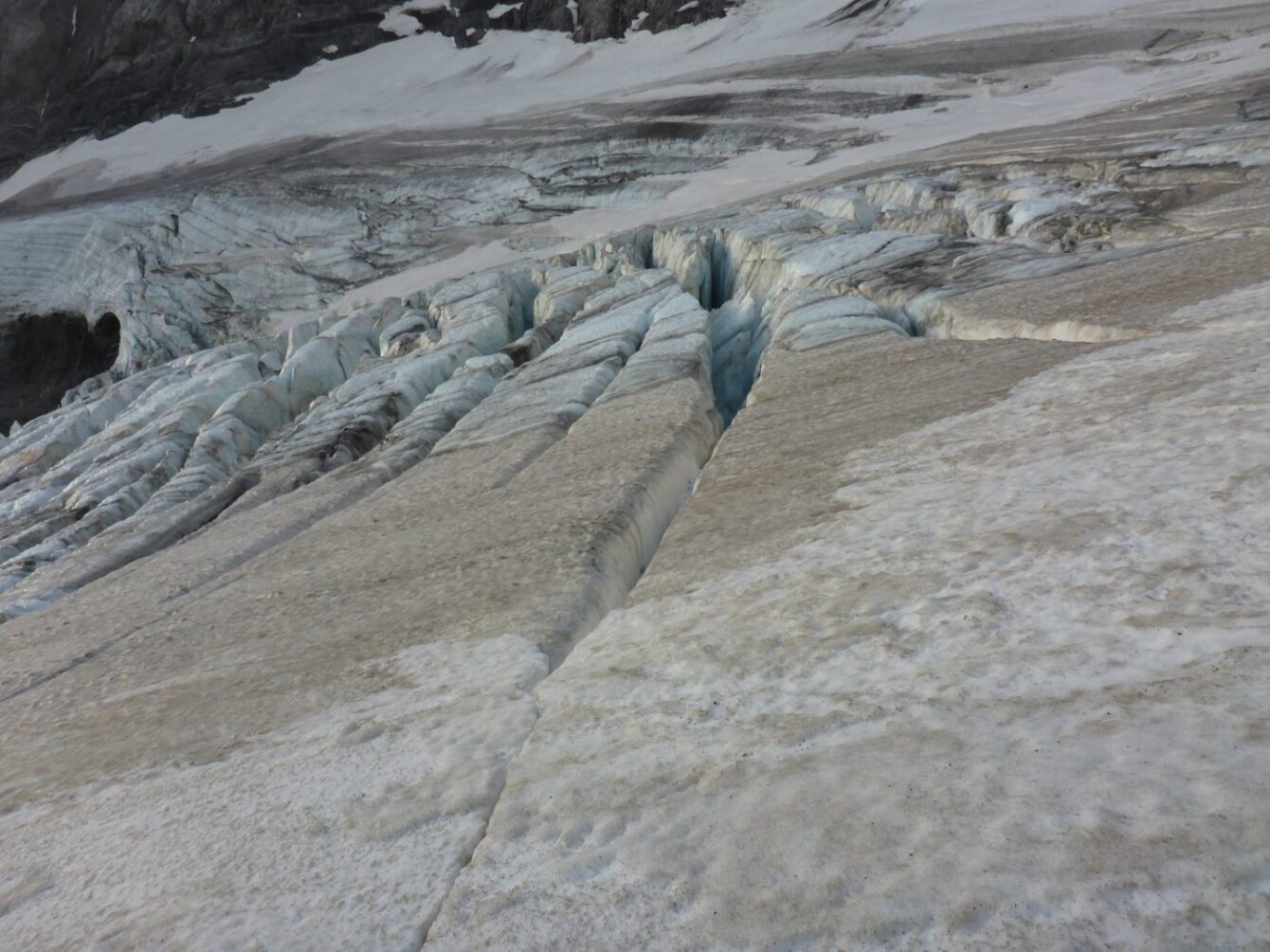 Gletscherspalten Bifertengletscher