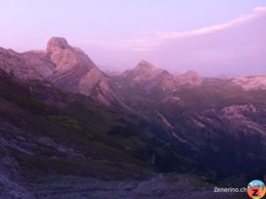 Sonnenaufgang Bös Fulen und Pfannenstock