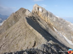 Blick über den Schwander Grat zurück