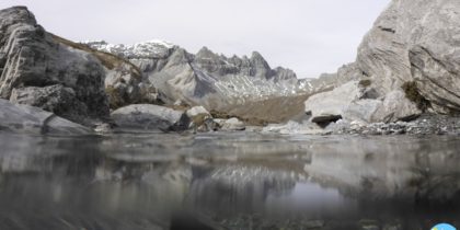 Unterwasseraufnahme Tschingelhörner