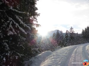 Sonnenuntergang Piz Mundaun