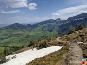 Aussicht von der Ebenalp zum Hoher Kasten