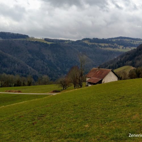 Ausblick La Planche Richtung La Seigne Dessous