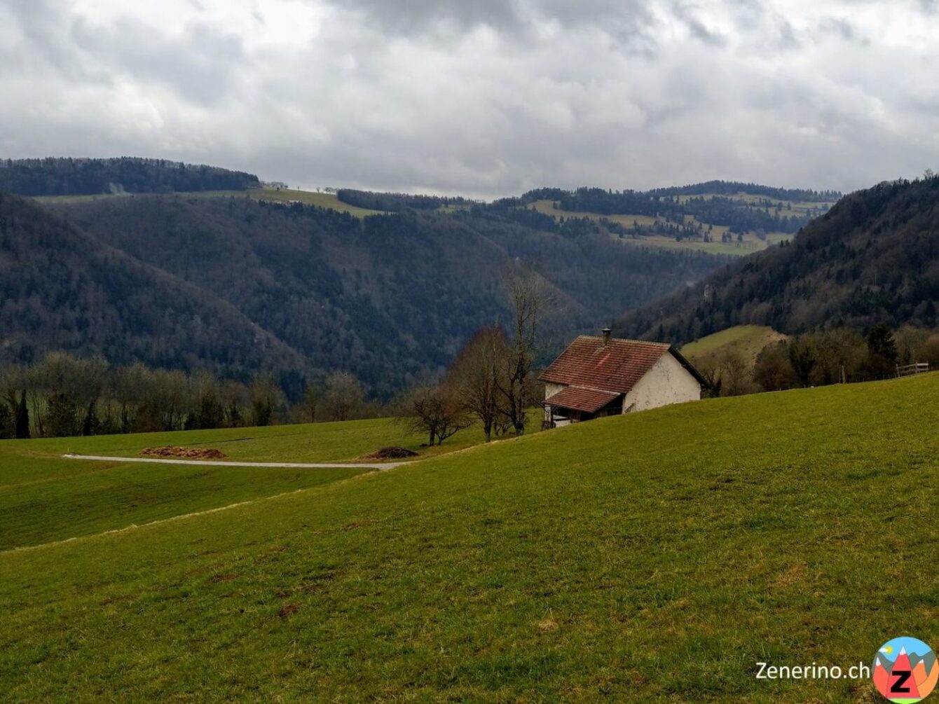 Ausblick La Planche Richtung La Seigne Dessous