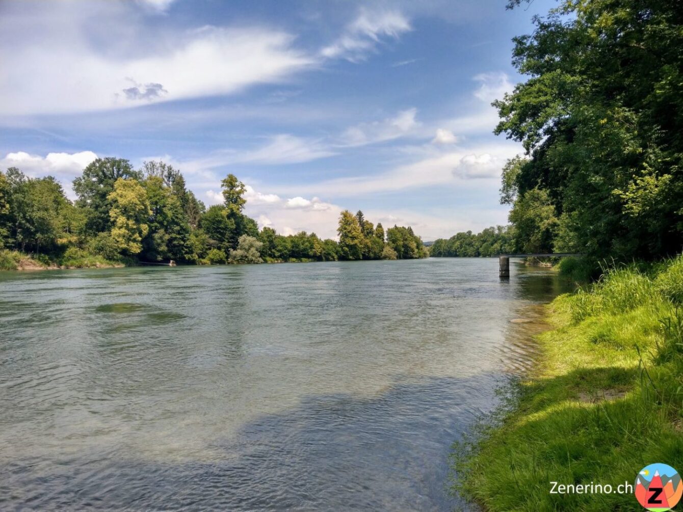Aare beim KW Wynau